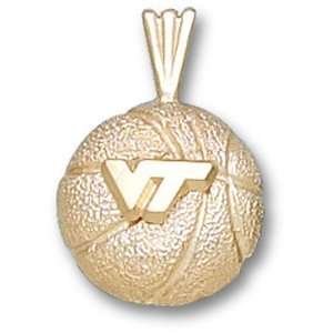  Virginia Tech University Vt Basketball Pendant (14kt 