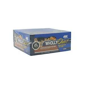 Optimum Nutrition Wholly Oats High Protein Oat Bar   Chocolate Peanut 
