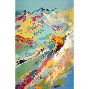  Leroy Neiman   Alpine Skiing   Postcard 5 X 8: Sports 