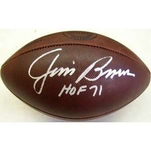  Jim Brown Signed Ball   Duke HOF: Sports & Outdoors