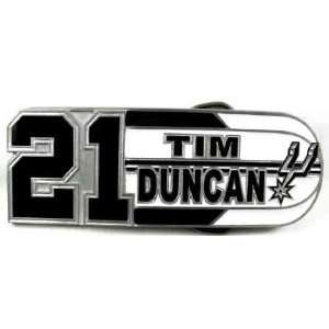 Tim Duncan San Antonio Spurs Player Belt Buckle, NBA Basketball Buckle
