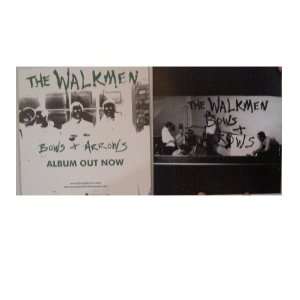  The Walkmen 2 Sided Poster Bows & And Arrows Walk Men 