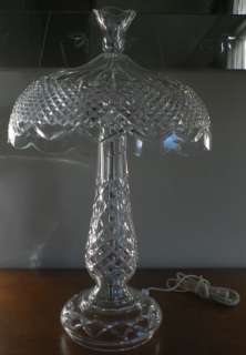   WATERFORD Tiffany Crystal Lamp Achill Pattern 2nd of Matching Pair