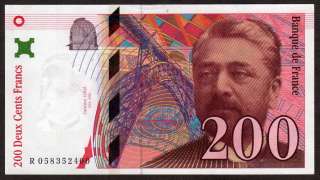 FRANCE 200 Francs Banknote 1997 P 159 UNC  