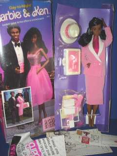DAY TO NIGHT Black Barbie Doll 1985 wBox Mattel  