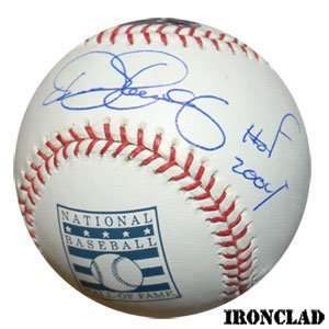  Autographed Dennis Eckersley Baseball   HOF Logo wHOF 2004 