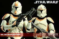 Star Wars Sideshow Boil & Waxer with Numa Set Clone Trooper 12 Figure 