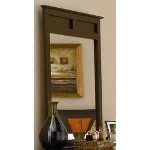  Mirror with Decorative Frame in Walnut Finish Furniture 