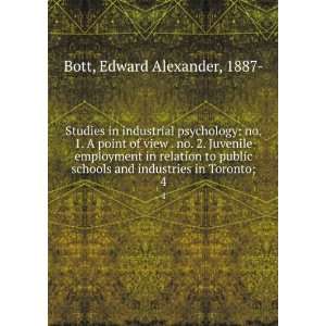   and industries in Toronto;. 4 Edward Alexander, 1887  Bott Books
