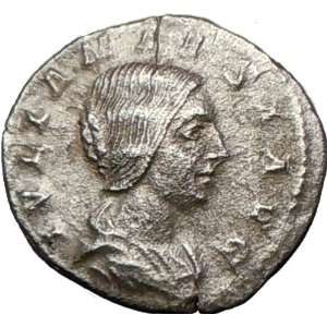  JULIA MAESA 218AD Rare Authentic ancient Silver Roman Coin 