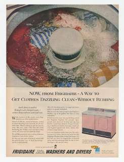 1956 Frigidaire Pink Imperial Washer Dryer Ad  
