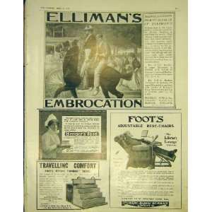 Advert EllimanS Embrocation BengerS Foods FootS 1913  