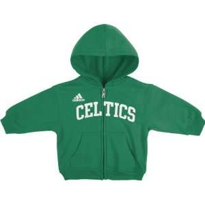  Boston Celtics Toddler Full Zip Hooded Sweatshirt: Sports 