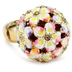   Johnson Hawaii Luau Flower Orbital Stretch Ring, Size 7.5 Jewelry