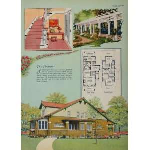  1925 Vintage Brick Bungalow House Floor Plan Fremont 