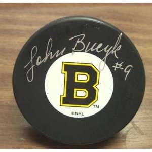 John Bucyk Autographed Hockey Puck