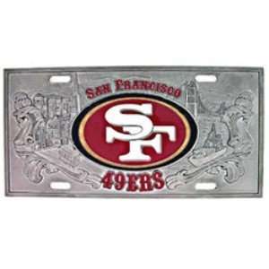 San Francisco 49ERS   3D NFL License Plate  Sports 