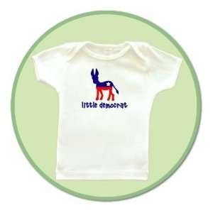  Little Democrat Short Sleeve Baby Shirt, Baby Size 12 18 