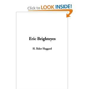  Eric Brighteyes (9781421906195): H. Rider Haggard: Books