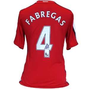 Cesc Fabregas Signed Arsenal Jersey   Autographed Soccer Jerseys