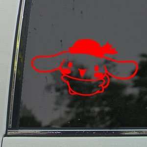 Cinnamon Roll Red Decal Sanrio Car Truck Window Red Sticker