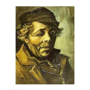  Head of a Peasant   Poster by Vincent Van Gogh (18x24 