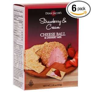 Dean Jacobs Cheese Ball Mix, Strawberry and Cream, 3.95 Ounce (Pack 