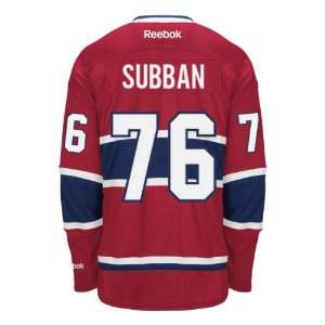   Montreal Canadiens Reebok Premier Replica Home NHL Hockey: Sports