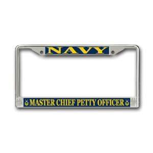  US Navy Master Chief Petty Officer License Plate Frame 