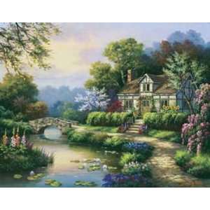  Sung Kim   Swan Cottage II Canvas