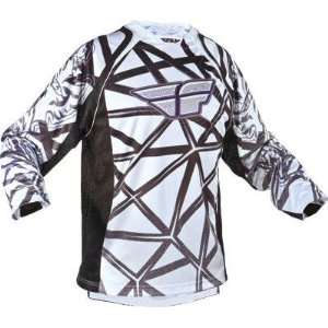 Fly Racing 2011 Evolution Youth Motocross Jersey Black/White Youth 
