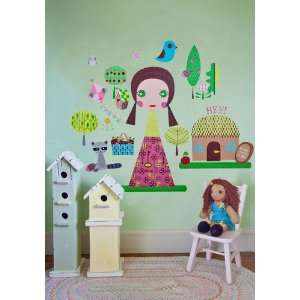  Oopsy daisy Paper Doll Jilly Peel & Place 54x60: Home 