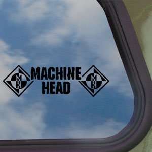   Head Black Decal Metal Rock Band Window Sticker: Home & Kitchen