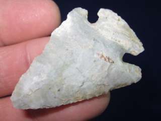 APC AUTHENTIC ARROWHEADS   COLORFUL INDIANA GREEN CHERT THEBES   EX 