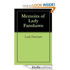 Memoirs of Lady Fanshawe Lady Fanshawe  Kindle Store