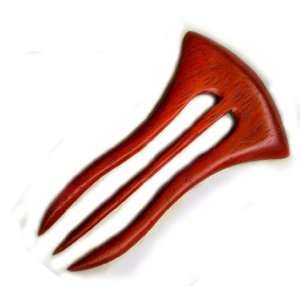 Baerreis Hair Fork Padouk   Three Prong Ursula Style   Functional 