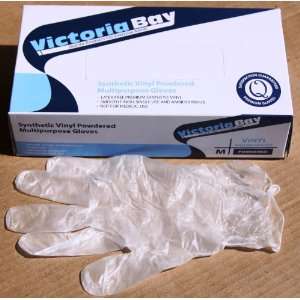 Vinyl Gloves Powdered   Size M