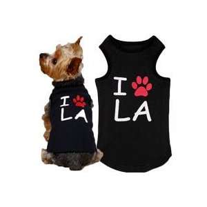  Casual Canine City Dog Tees I Paw LA Dog Shirt large  20 
