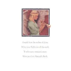 Angels Now Proclaim Messiahs Birth   Christmas Cards with Scripture 