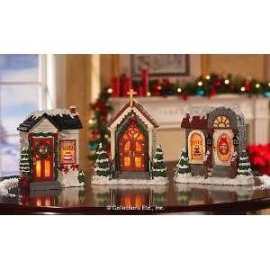  Holiday Village Decorated Door Figurines: Everything Else
