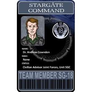  Stargate Command Costume Cosplay ID Card