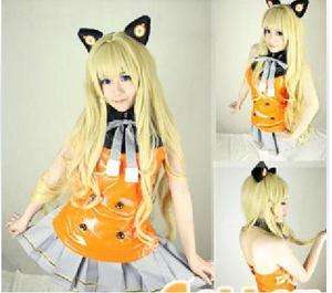 VOCALOID 3 seeu Cosplay Wig Costume party short hair + school style 