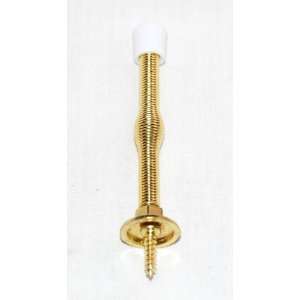   Brass 3 Spring Door Stop with Lag Screw Lot of 10