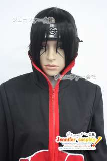 Naruto Akatsuki itachi cosplay wig costume N03  