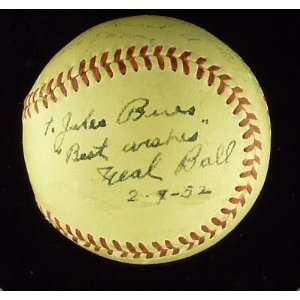   Ball Bob Quinn Hand Signed Frick Baseball Jsa Loa: Sports & Outdoors