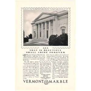   Vermont Marble Print Ad (Memorabilia) (50245) Home & Garden