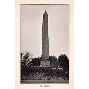  1910 Halftone Print Obelisk Central Park New York 