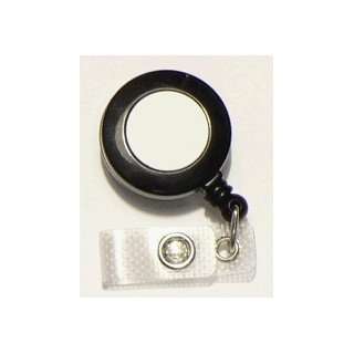  Retractable Badge Reel Black: Office Products