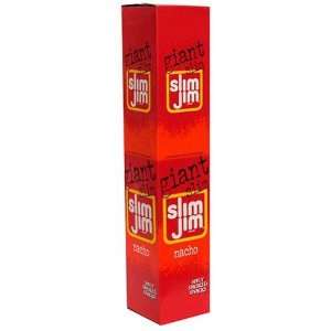 Slim Jim Giant Slim Nacho   24 Pack: Grocery & Gourmet Food
