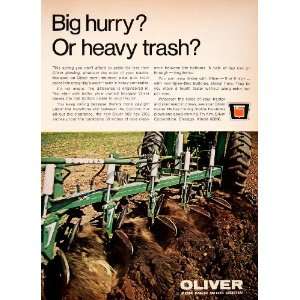   Plow Agriculture Chicago Illinois Bale Hay Soil   Original Print Ad